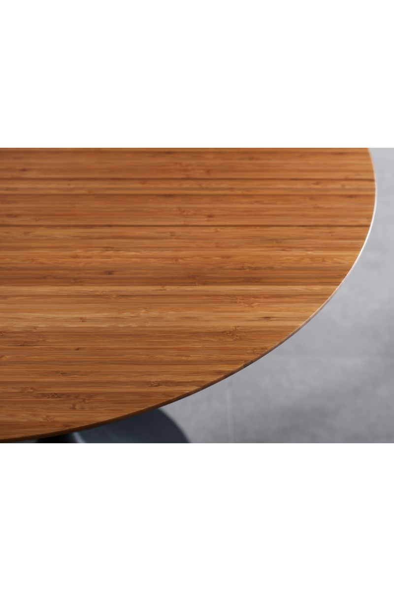 Pedestal Bamboo Dining Table | Greenington Soho | Woodfurniture.com