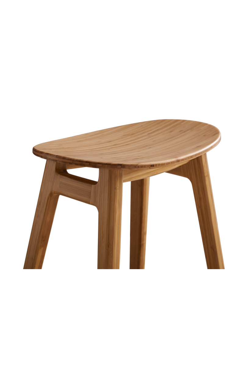 Oval Seat Bamboo Counter Stools (2) | Greenington Skol | Woodfurniture.com