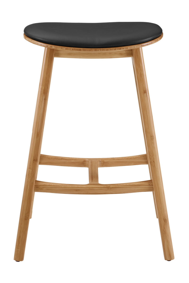 Oval Seat Bamboo Counter Stools (2) | Greenington Skol | Woodfurniture.com