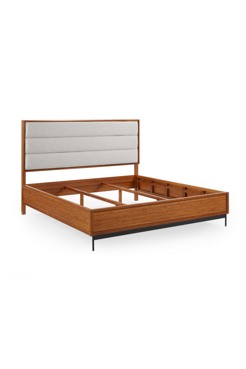 Bamboo Upholstered Platform Bed | Greenington Taylor | Woodfurniture.com