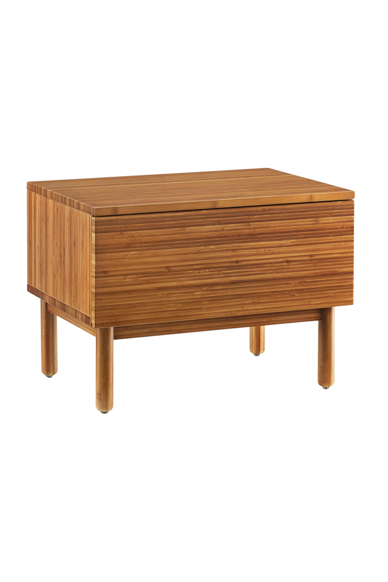 Minimalist Bamboo 1-Drawer Nightstand | Greenington Ventura | Woodfurniture.com