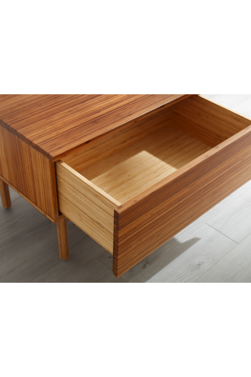 Minimalist Bamboo 1-Drawer Nightstand | Greenington Ventura | Woodfurniture.com