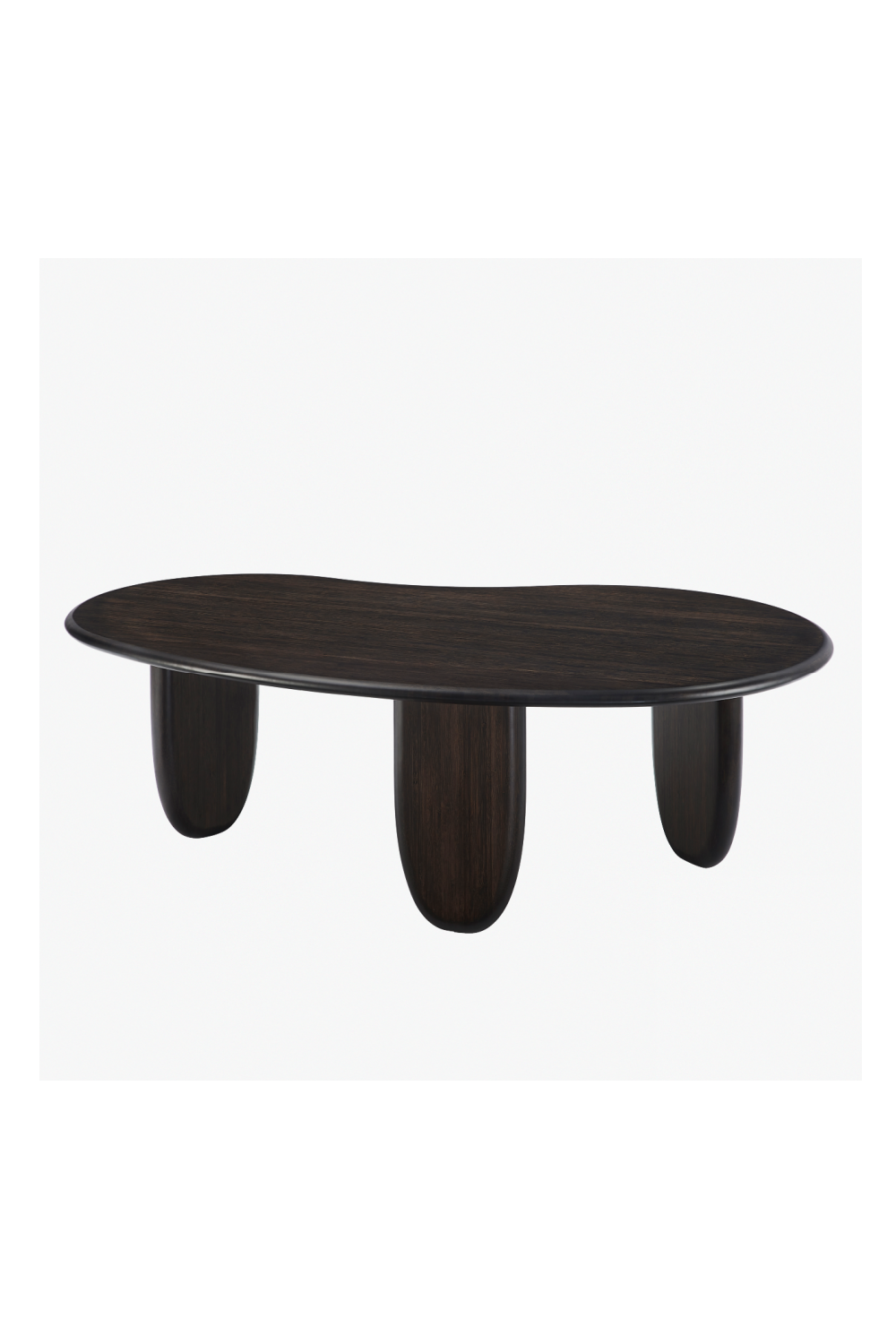 Organic-Shaped Bamboo Coffee Table | Greenington Zephyr | Woodfurniture.com