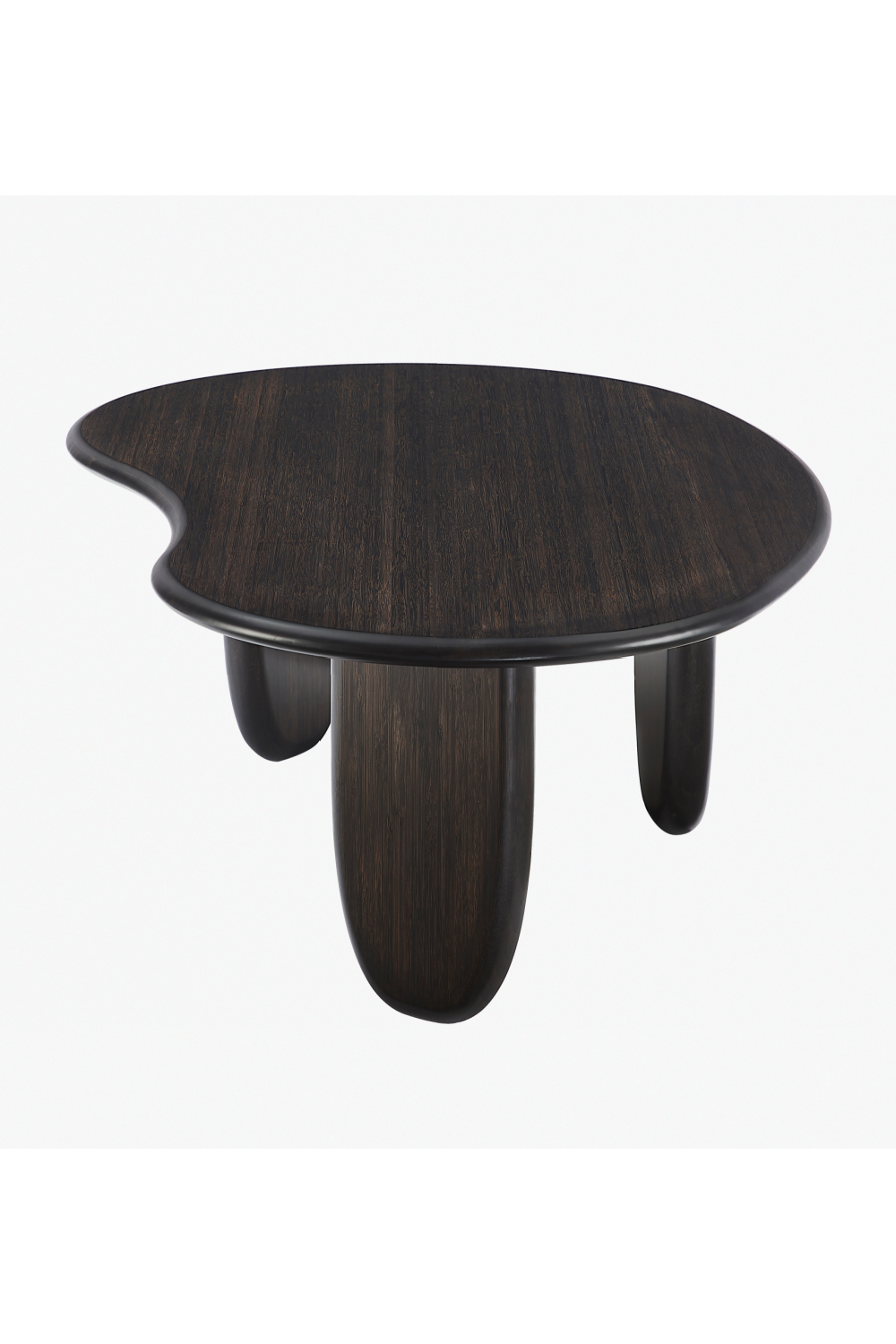 Organic-Shaped Bamboo Coffee Table | Greenington Zephyr | Woodfurniture.com