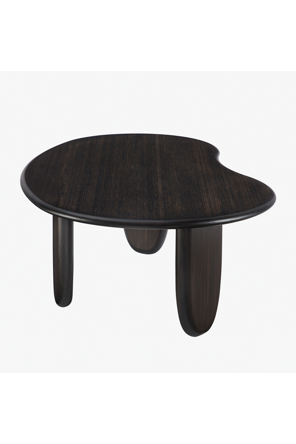 Organic-Shaped Bamboo Coffee Table | Greenington Zephyr | Woodfurniture.com