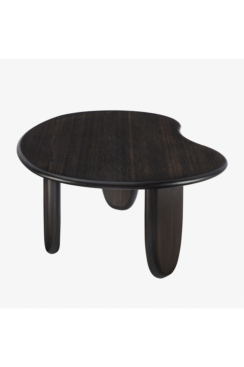 Organic-Shaped Bamboo Coffee Table | Greenington Zephyr | Woodfurniture.com