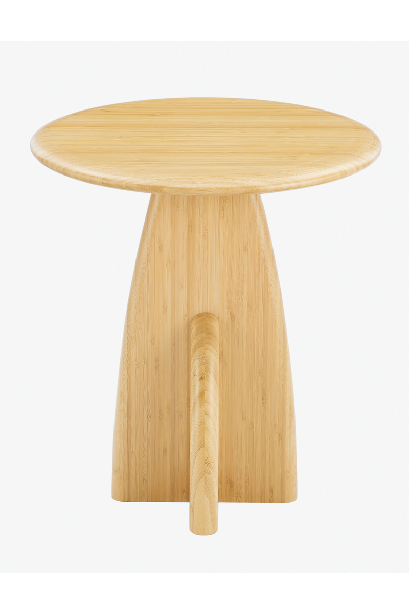 Round Bamboo Side Table | Greenington Zephyr | Woodfurniture.com