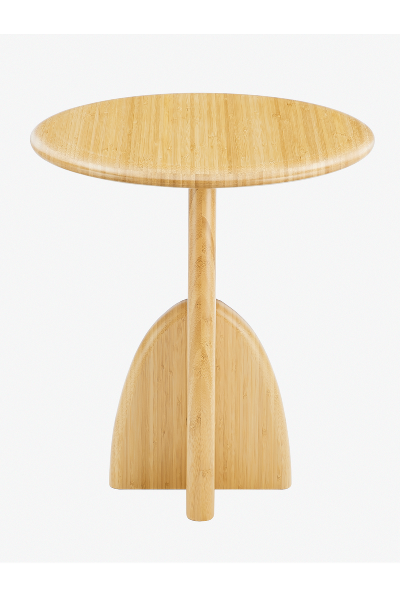 Round Bamboo Side Table | Greenington Zephyr | Woodfurniture.com