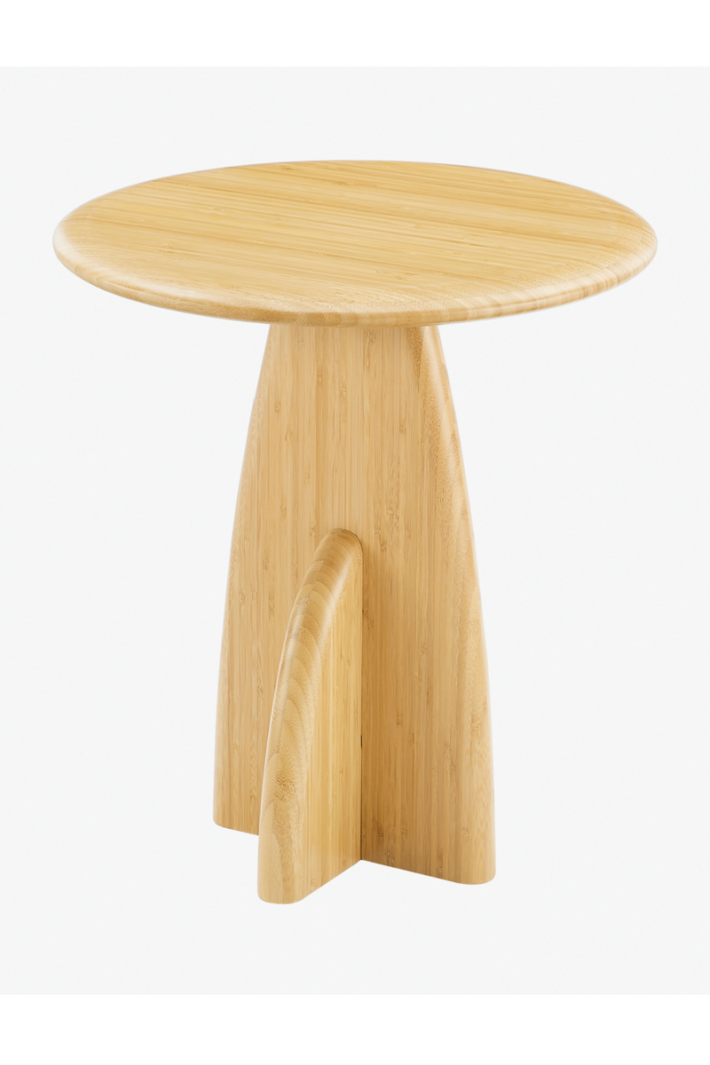 Round Bamboo Side Table | Greenington Zephyr | Woodfurniture.com