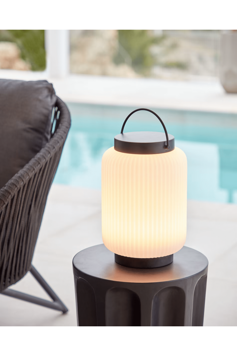 Ridged Outdoor Table Lamp | La Forma Verona | Woodfurniture.com