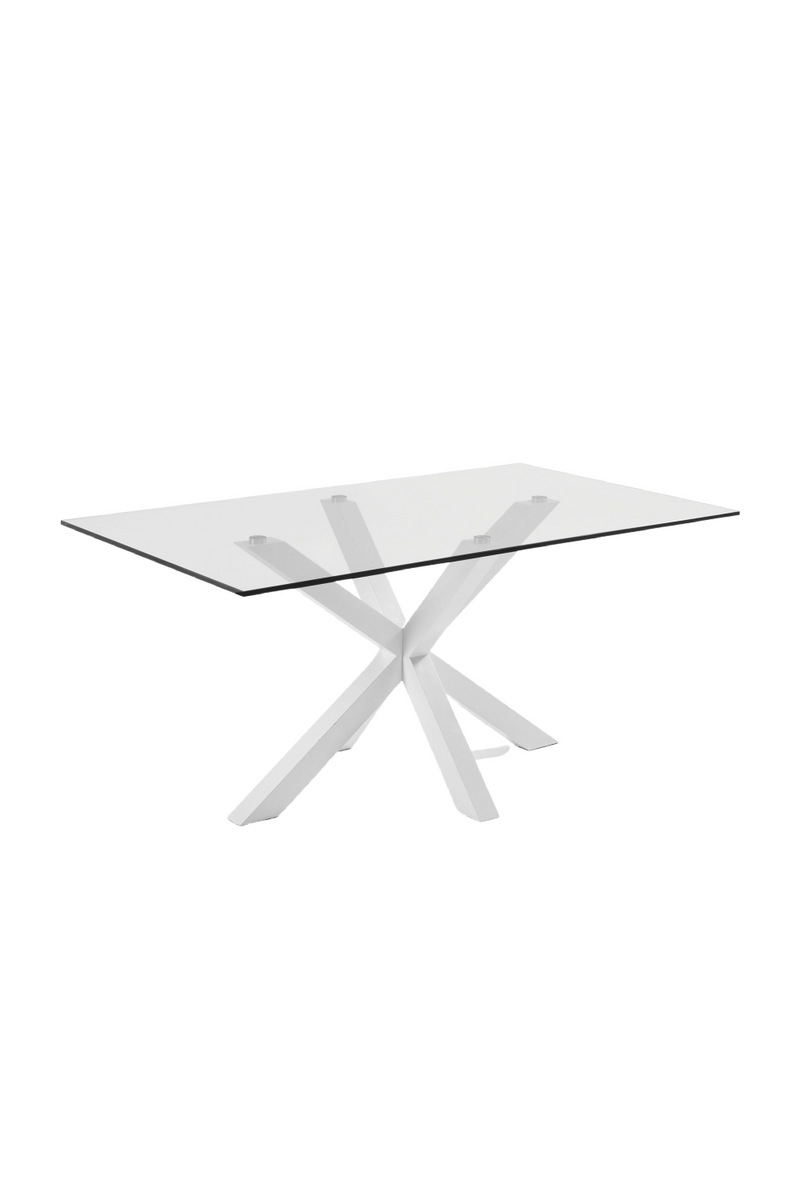 Clear Glass Modern Table | La Forma Argo | Woodfurniture.com