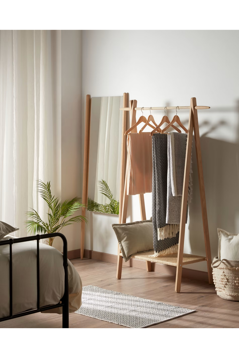 Solid Birch Clothing Rack | La Forma Natane | Woodfurniture.com