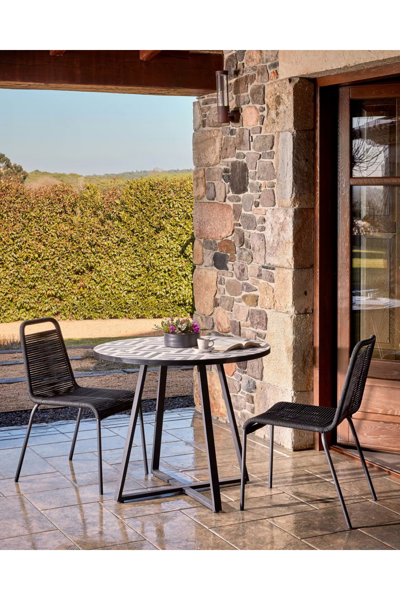 Round Mosaic Outdoor Table | La Forma Tella | Woodfuniture.com