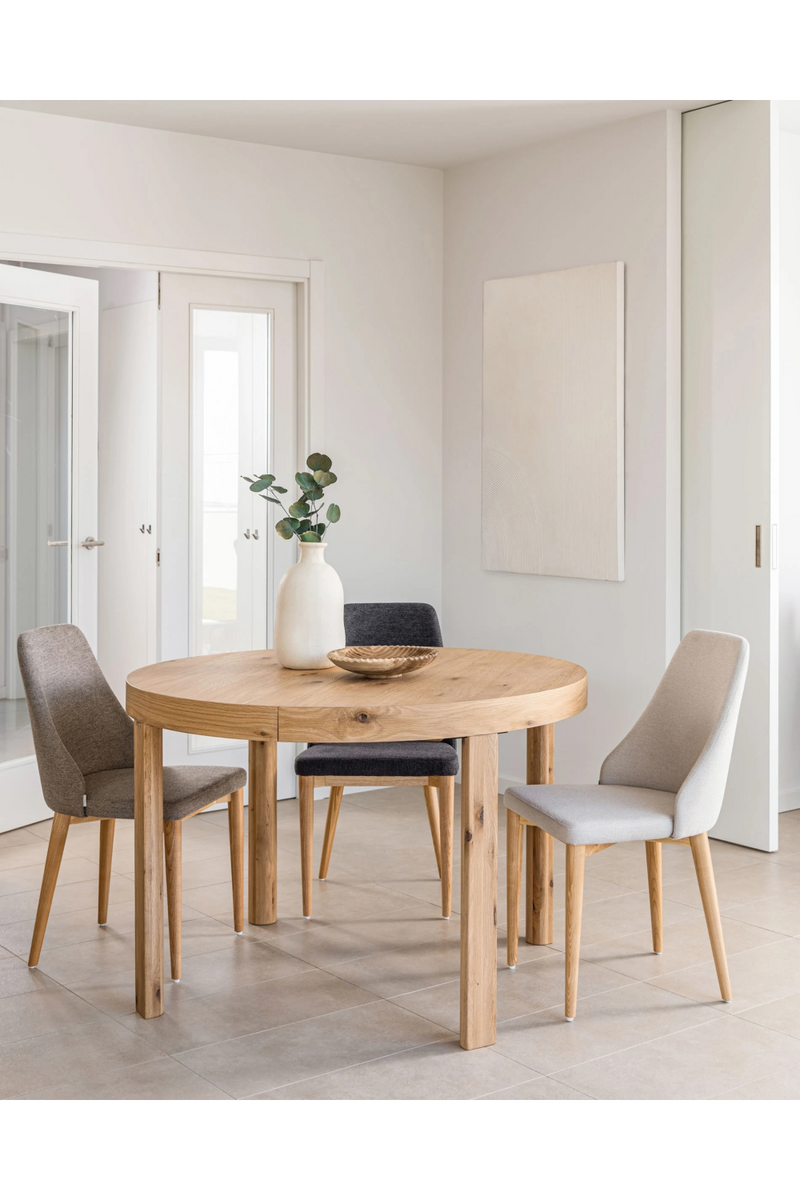 Round Wooden Extendable Table | La Forma Colleen