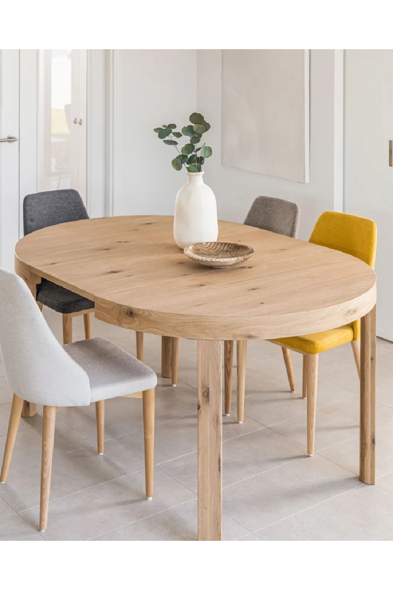 Round Wooden Extendable Table | La Forma Colleen