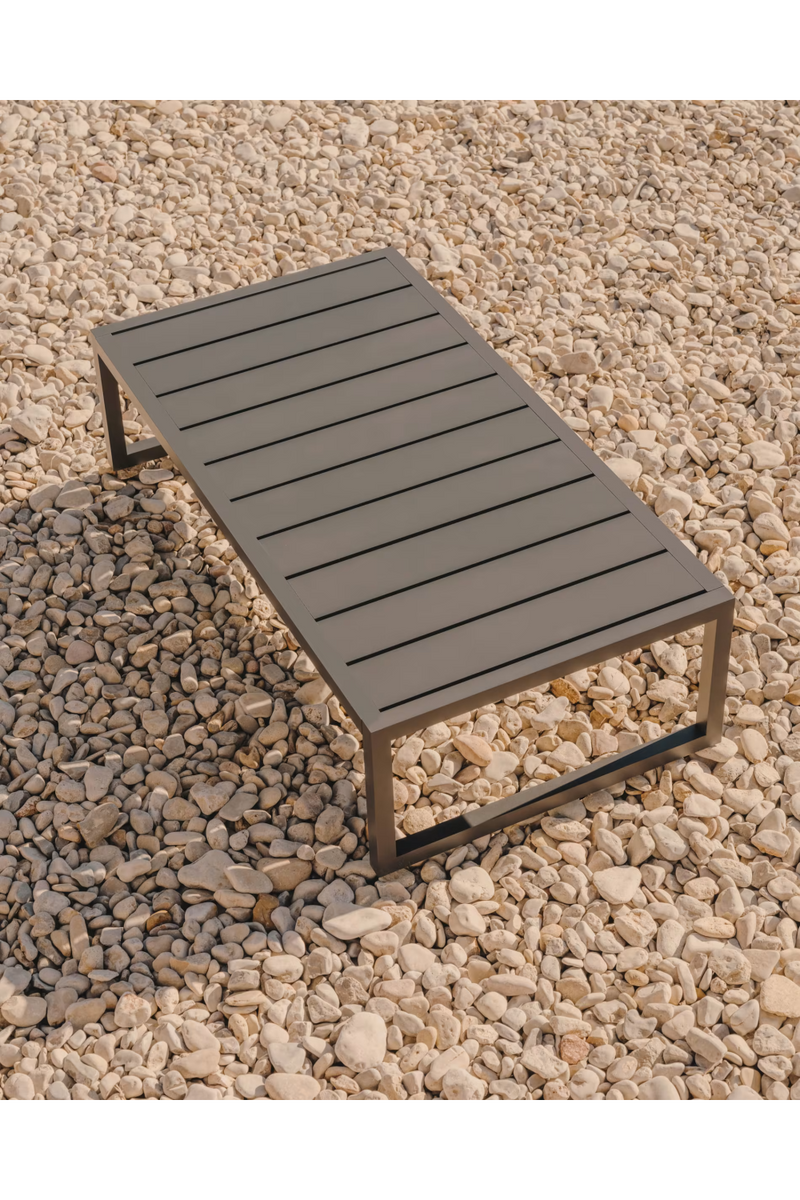 Aluminum Outdoor Coffee Table | La Forma Comova | Woodfurniture.com