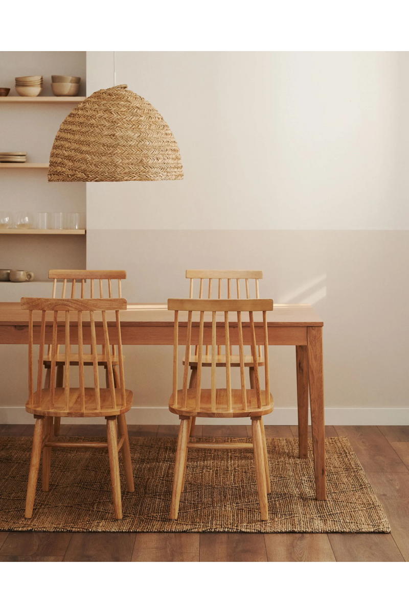 Solid Oak Extendable Dining Table | La Forma Yain