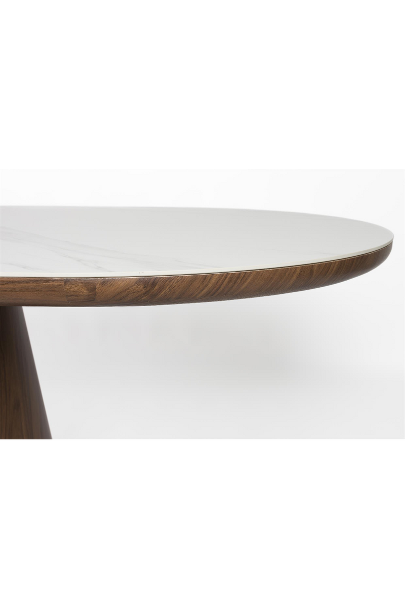 Oval Wood Dining Table | DF Almira | Woodfurniture.com