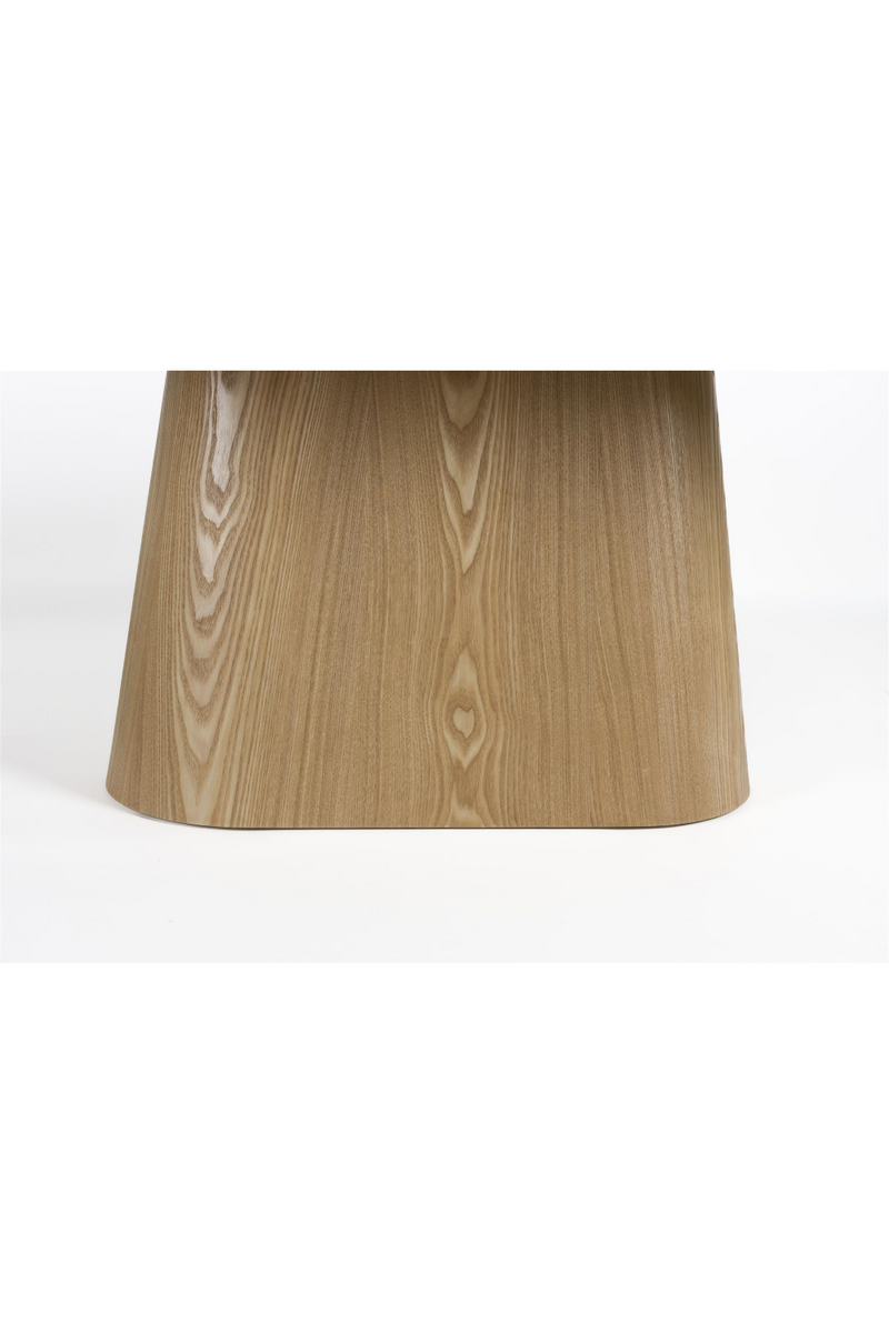 Oval Wood Dining Table | DF Almira | Woodfurniture.com