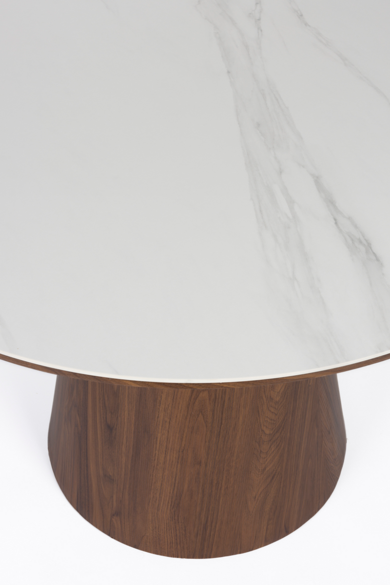 Round Wood Dining Table | DF Almira | Oroatrade.com