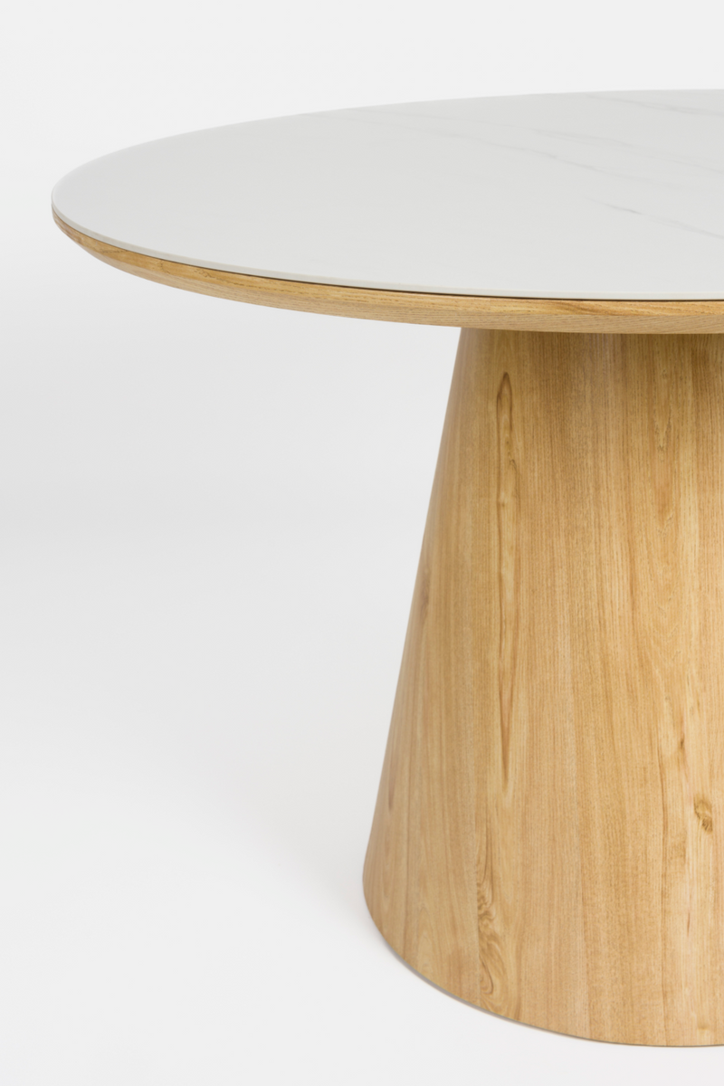 Round Wood Dining Table | DF Almira | Oroatrade.com