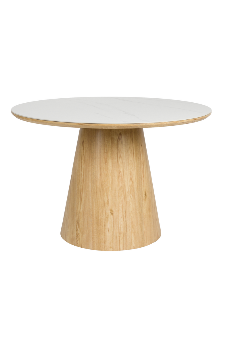 Round Wood Dining Table | DF Almira | Oroatrade.com