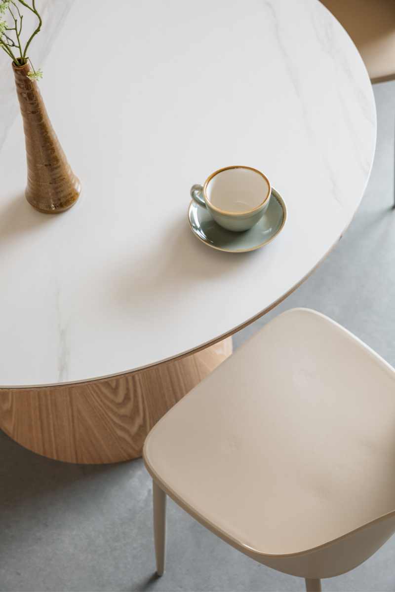 Round Wood Dining Table | DF Almira | Oroatrade.com