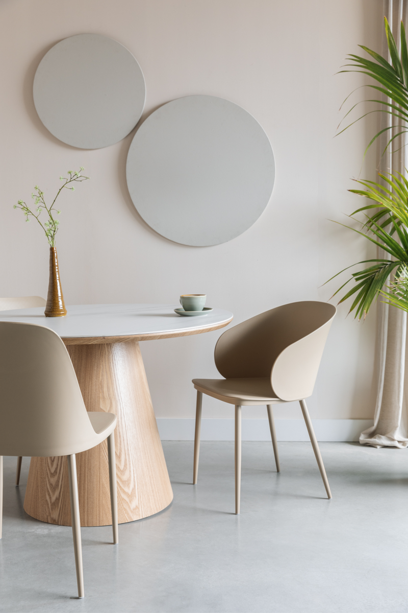 Round Wood Dining Table | DF Almira | Oroatrade.com