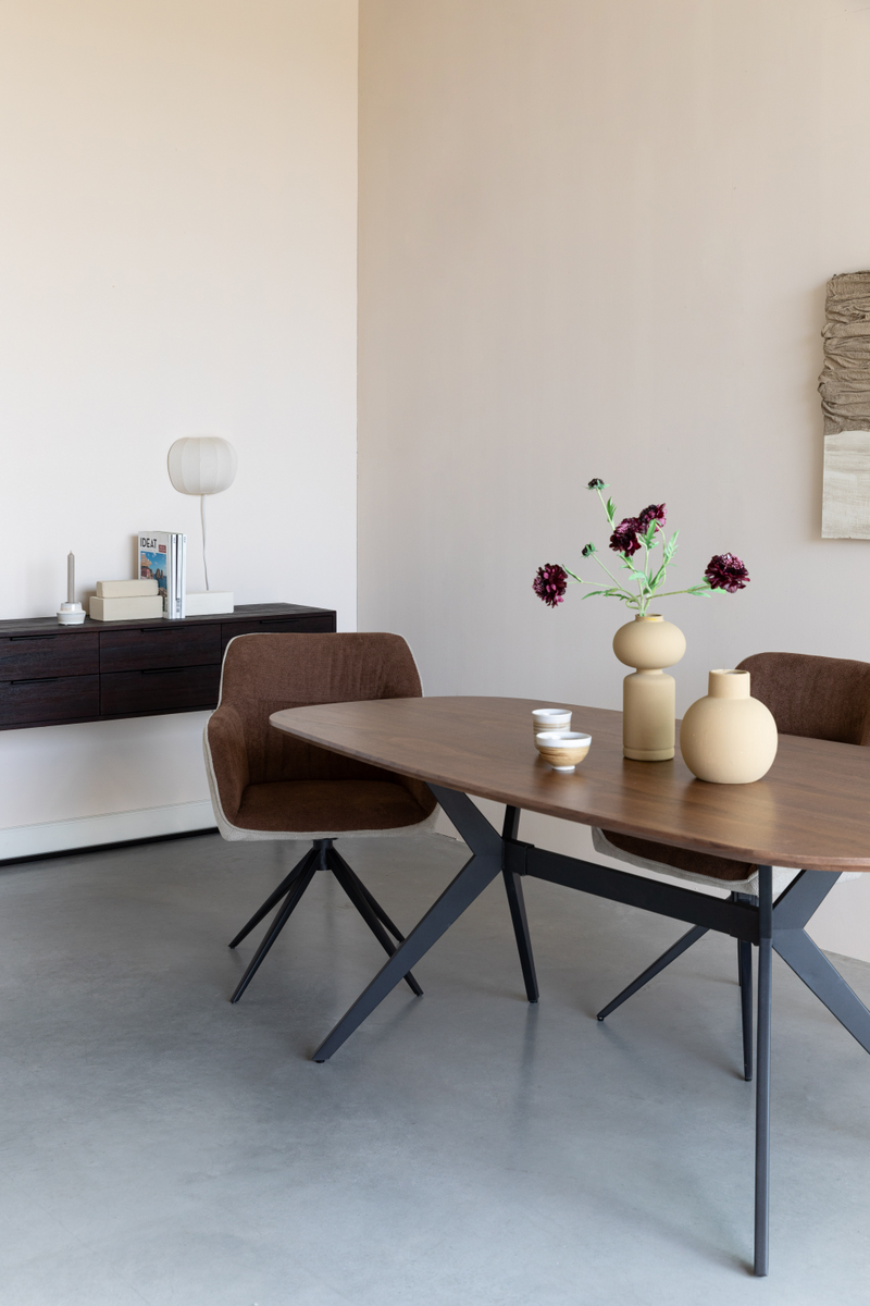 Modern Brown Dining Table | DF Chase | Woodfurniture.com