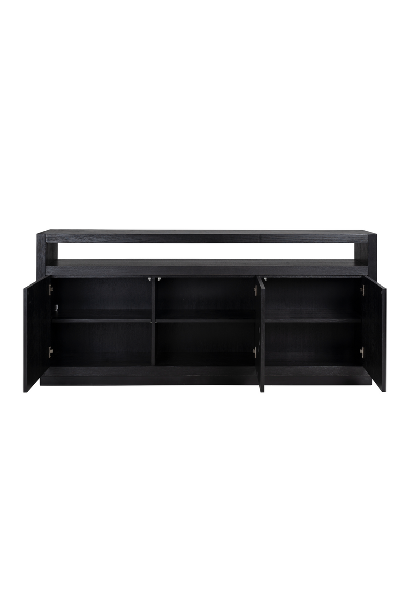 Black Oak Industrial Sideboard | OROA Oakura | Woodfurniture.com