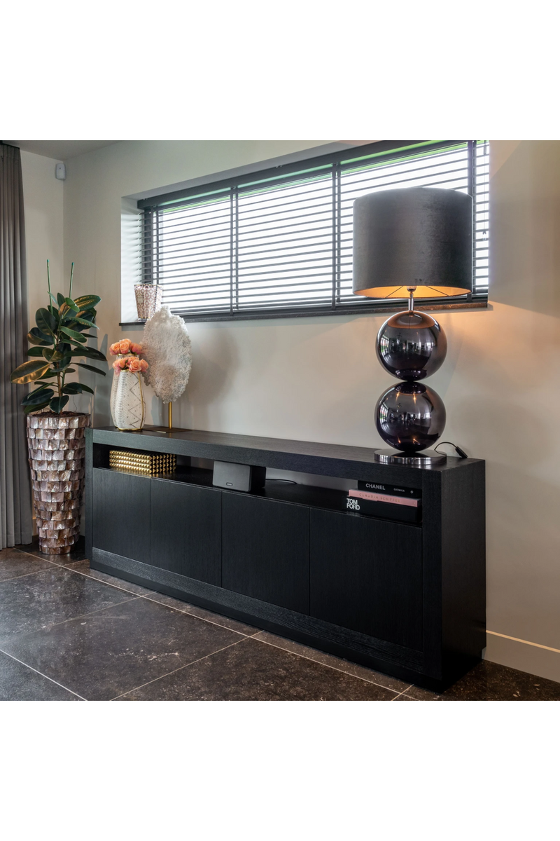 Black Wooden Sideboard | OROA Oakura | Woodfurniture.com