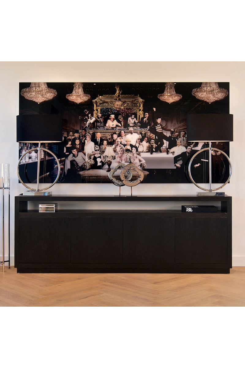 Black Wooden Sideboard | OROA Oakura | Woodfurniture.com