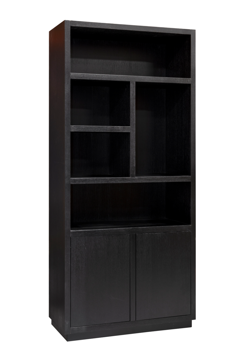 Black Oak Bookcase | OROA Oakura | Woodfurniture.com