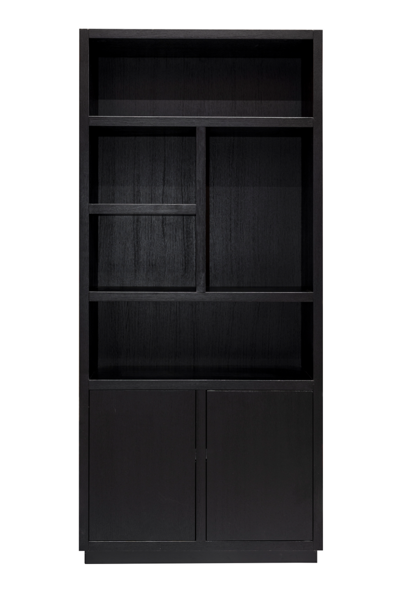 Black Oak Bookcase | OROA Oakura | Woodfurniture.com