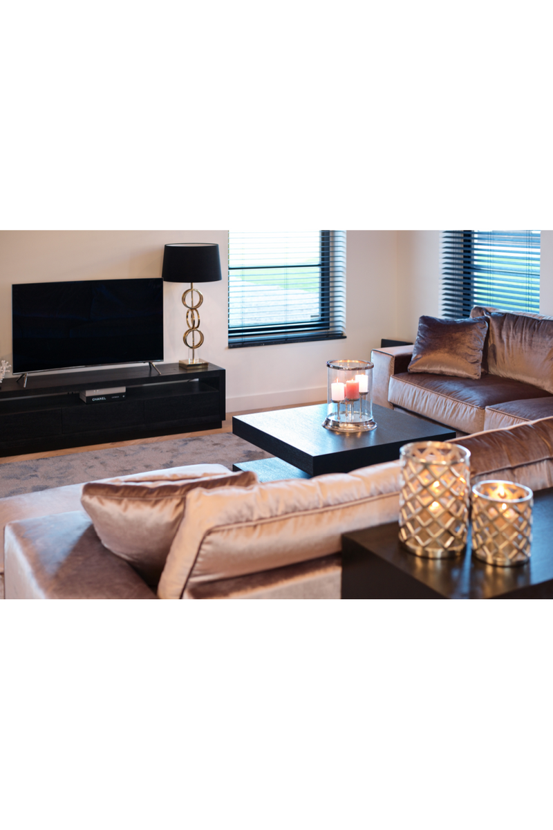 Black Oak TV Sideboard | OROA Oakura | Woodfurniture.com