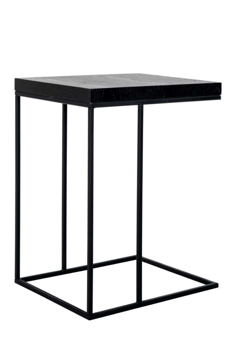 Black Oak Side Table | OROA Oakura | Woodfurniture.com