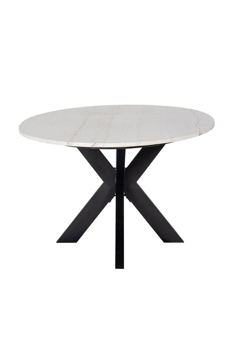 Oval Marble Dining Table | OROA Lexington | Woodfurniture.com