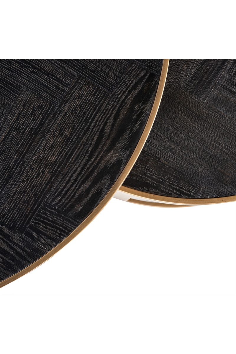 Black Oak Nested Coffee Tables (2) | OROA Blackbone | Woodfurniture.com