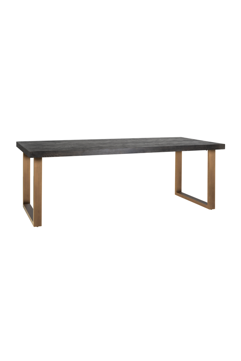 Black Oak Dining Table | OROA Blackbone | Woodfurniture.com