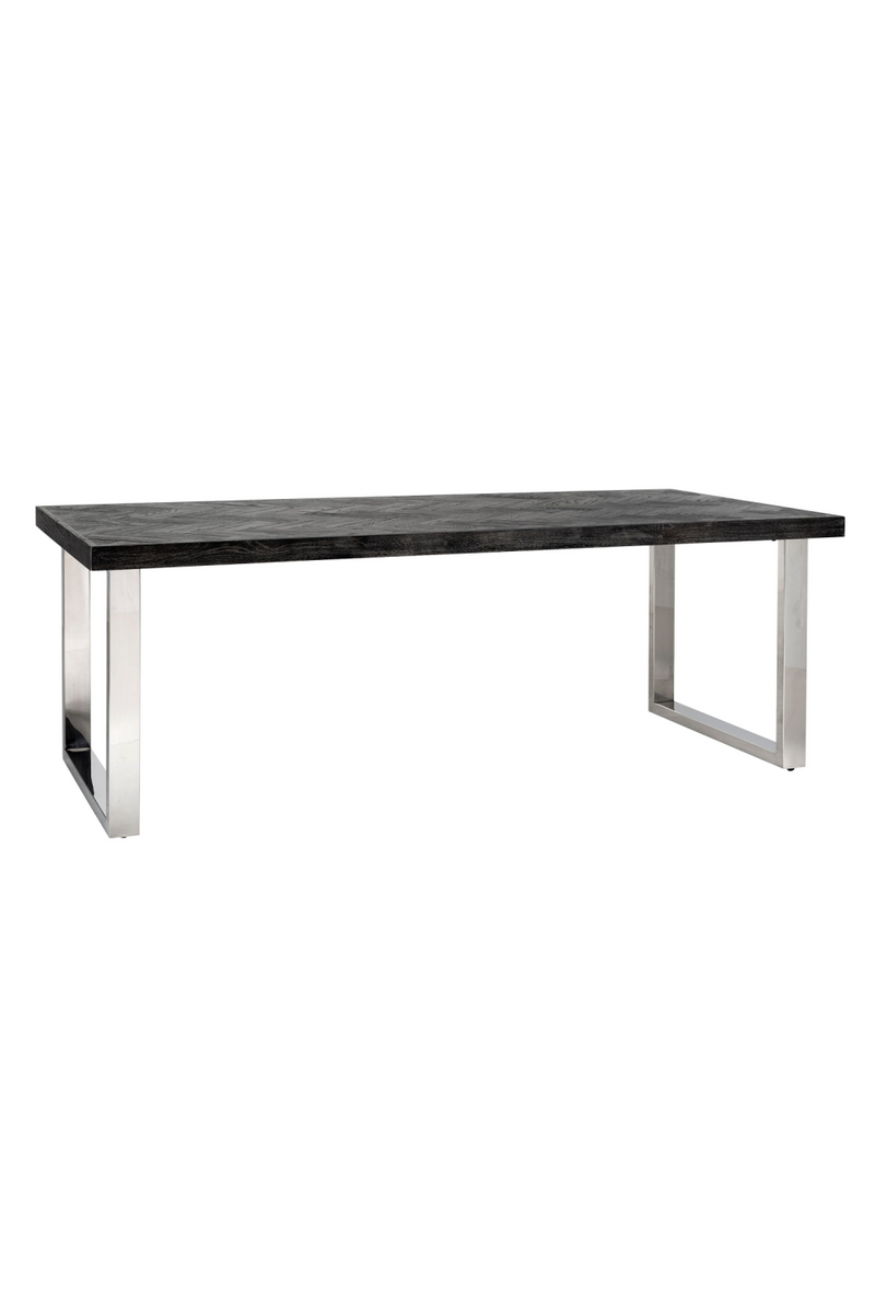 Wooden Silver Dining Table L | OROA Blackbone | Woodfurniture.com