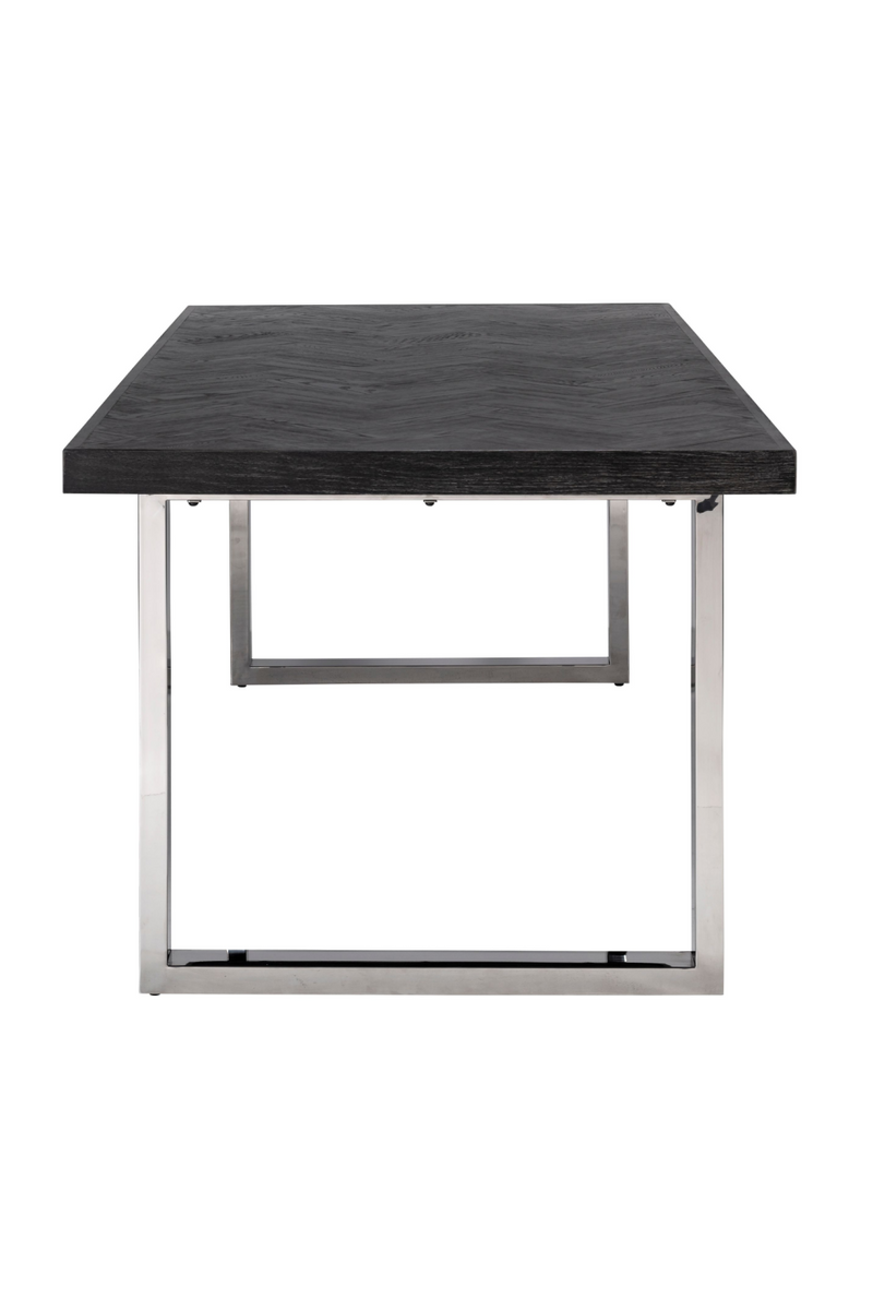 Wooden Silver Dining Table L | OROA Blackbone | Woodfurniture.com