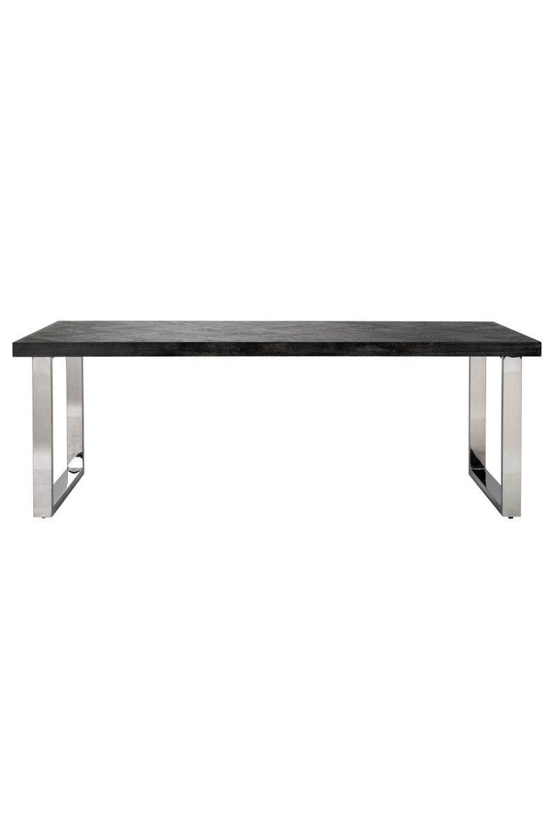 Wooden Silver Dining Table L | OROA Blackbone | Woodfurniture.com