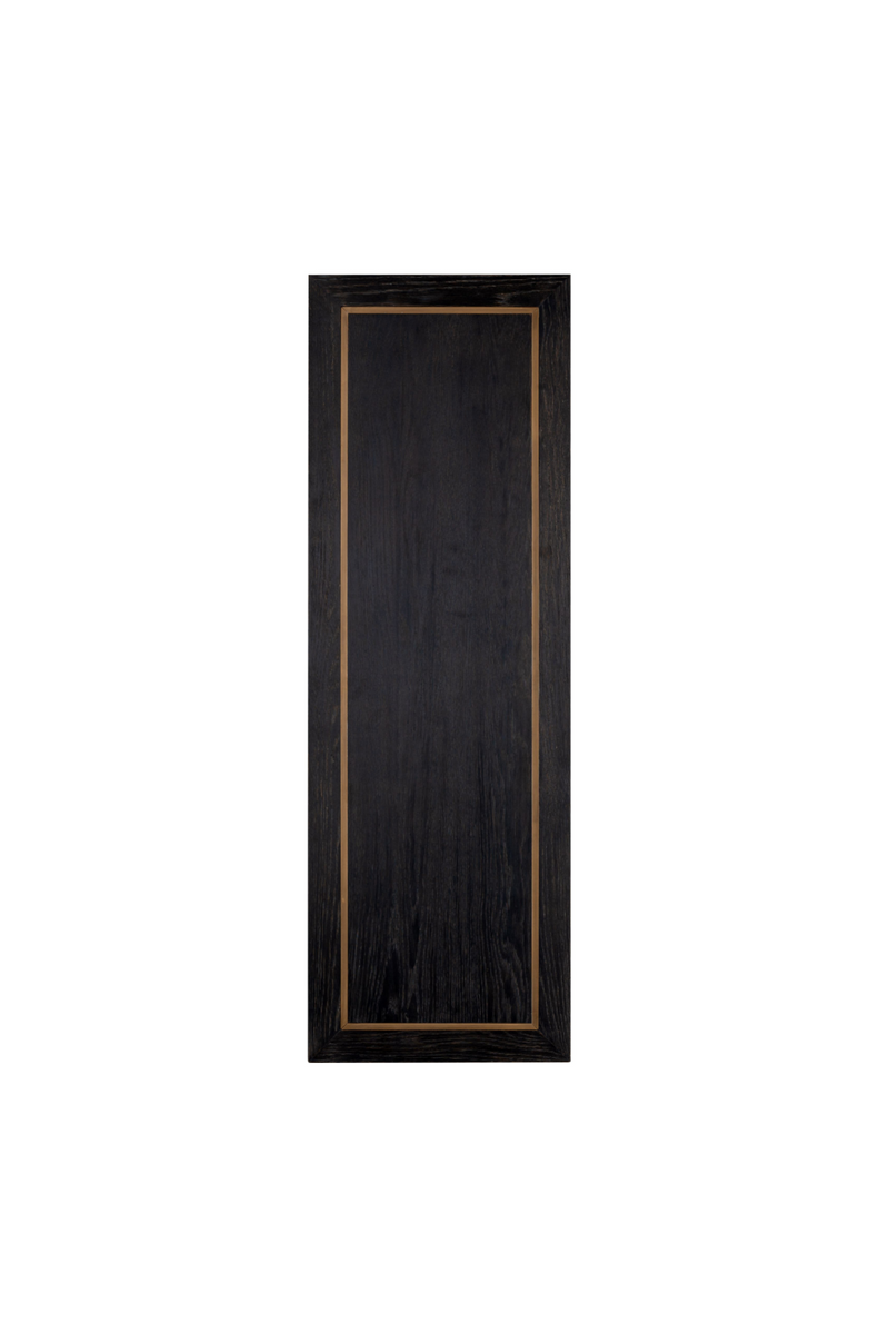 Black Oak Veneer Console Table | OROA Hunter | Woodfurniture.com