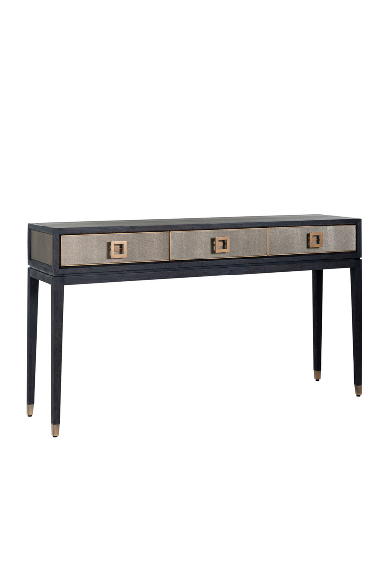 Modern Leather Console Table | OROA Bloomingville | Woodfurniture.com