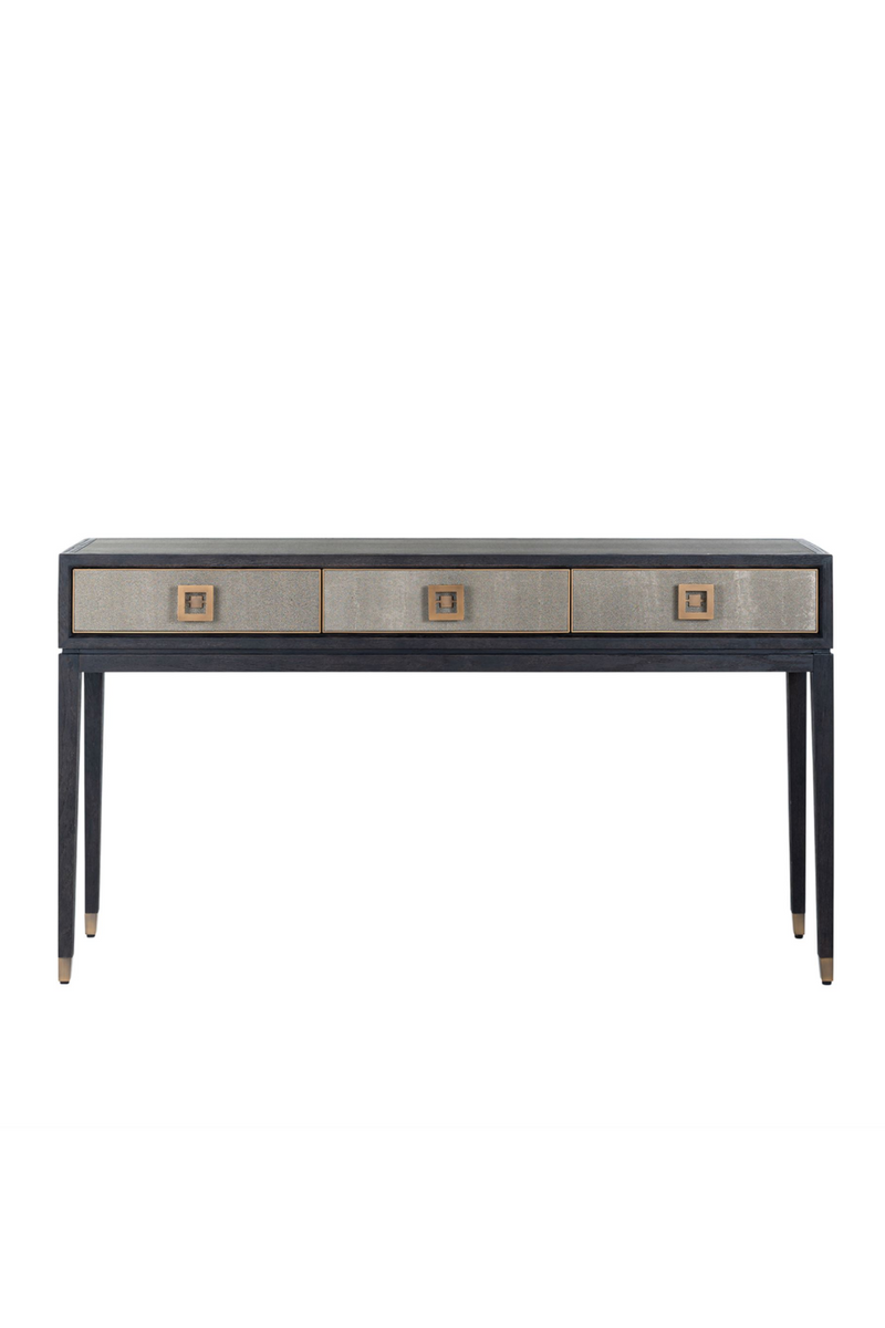 Modern Leather Console Table | OROA Bloomingville | Woodfurniture.com