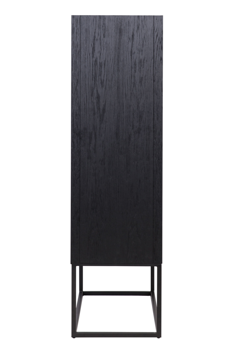 Black Oak Veneer Cabinet | OROA Blax | Woodfurniture.com