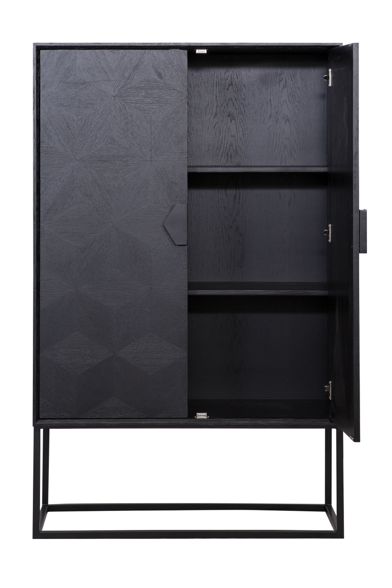 Black Oak Veneer Cabinet | OROA Blax | Woodfurniture.com