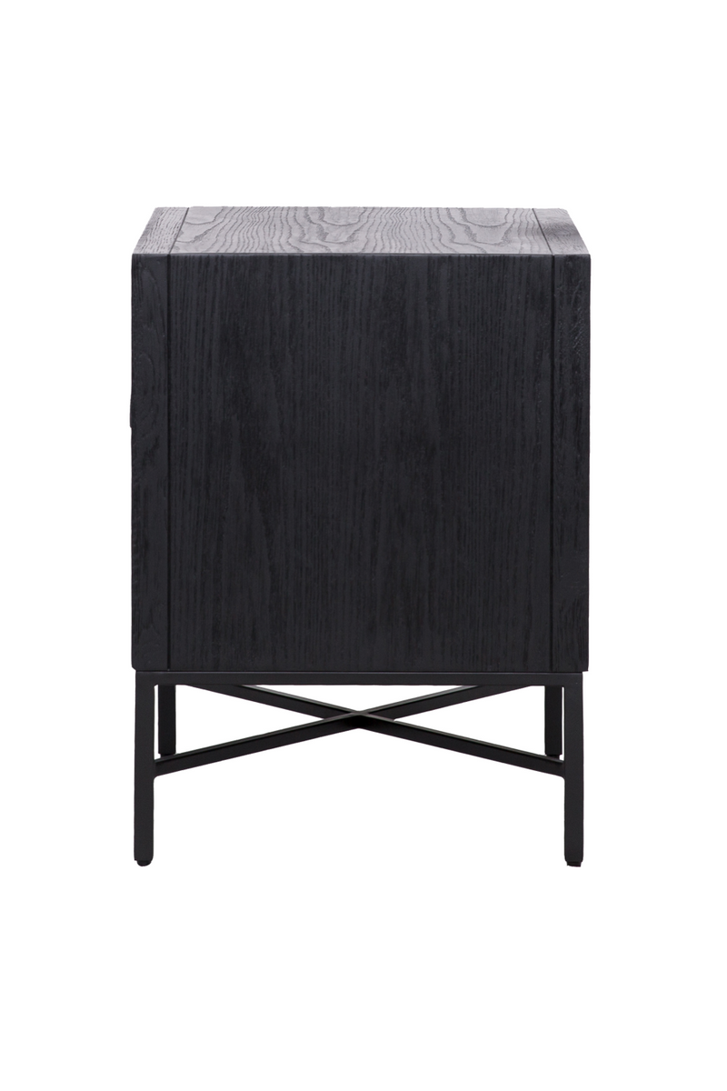 Black Wooden Chest of Drawers | OROA Blax | Woodfurniture.com