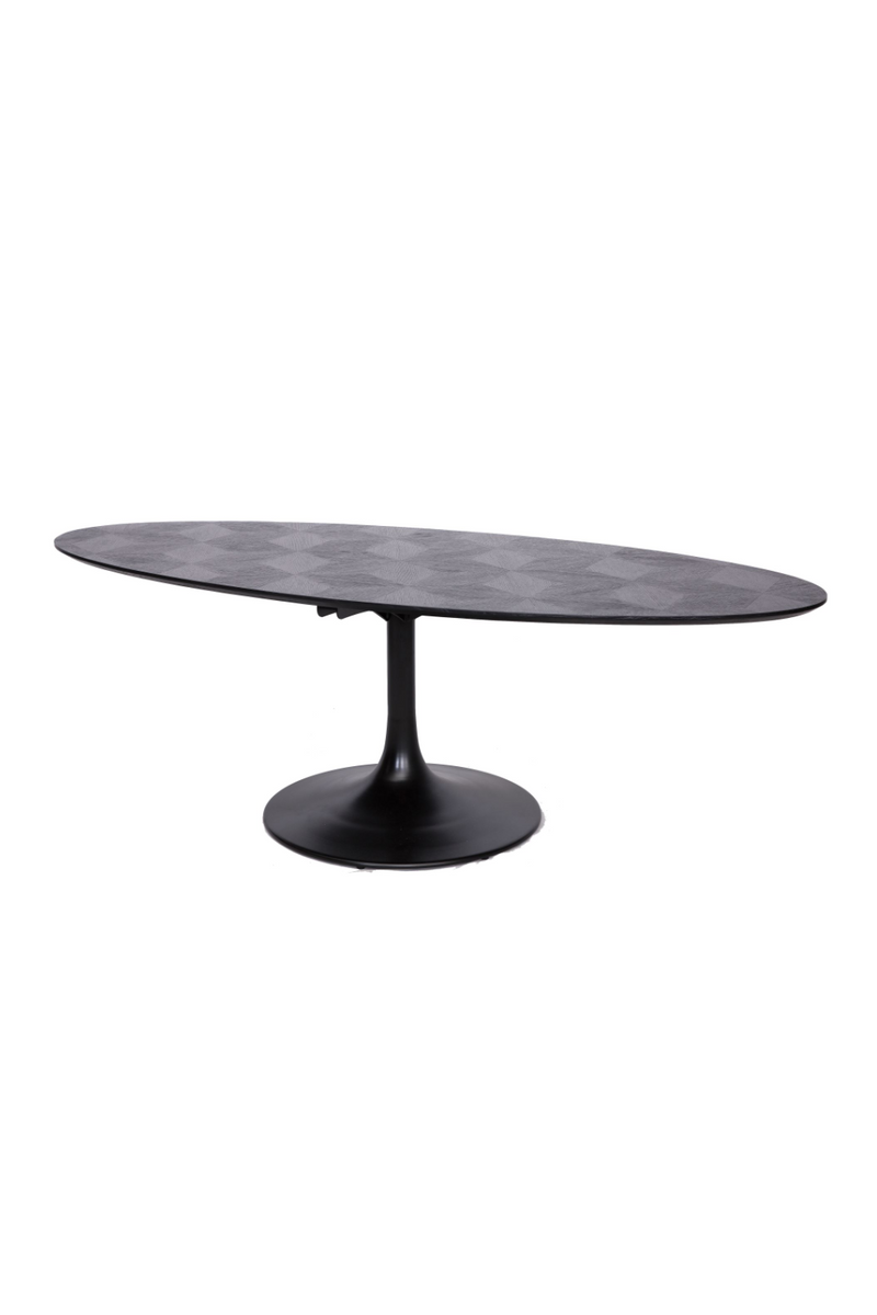 Oval Pedestal Dining Table | OROA Blax | Woodfurniture.com