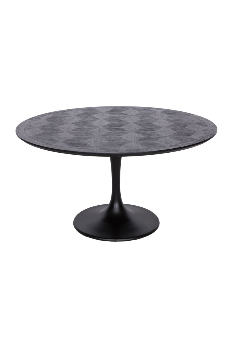 Round Pedestal Dining Table | OROA Blax | Woodfurniture.com